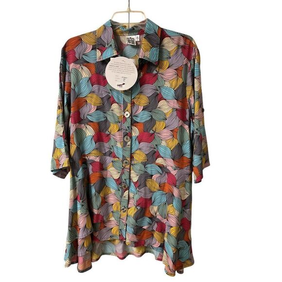 Parsley & Sage Libby Flare shirt sz XL NWT - Picture 1 of 4